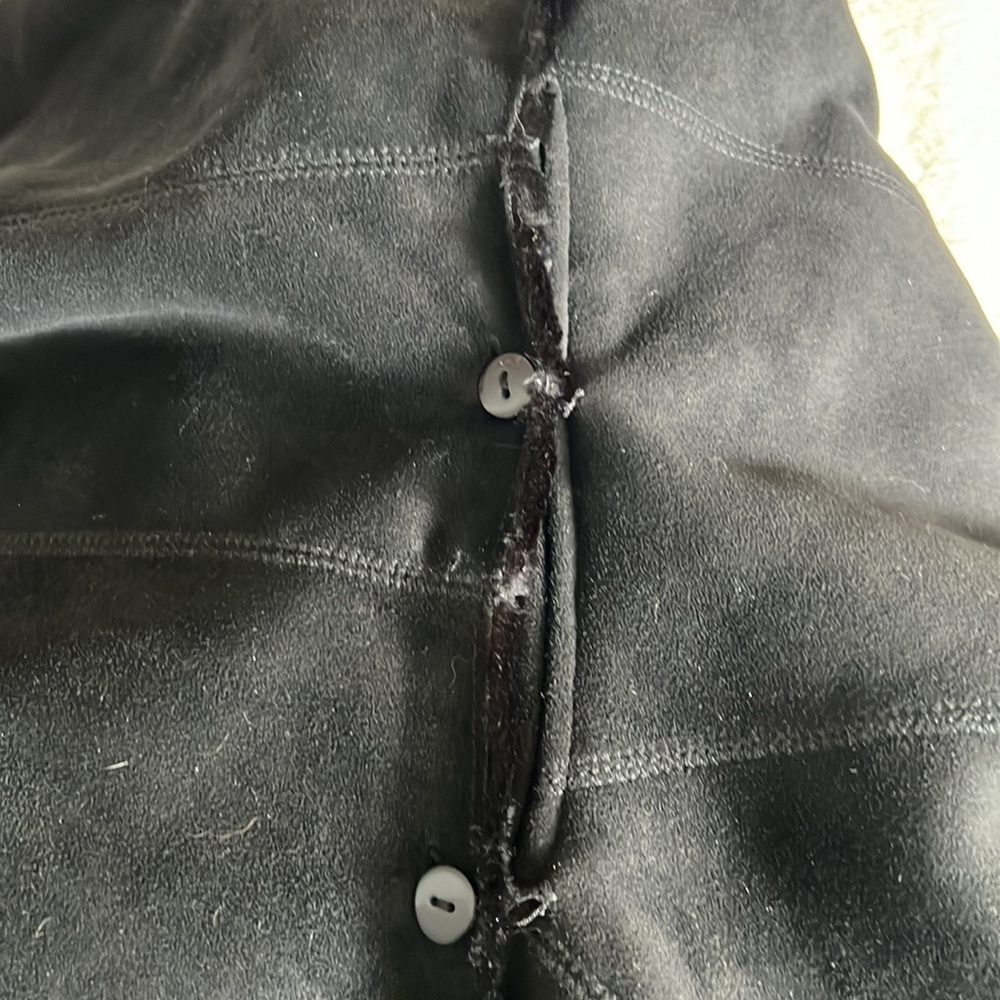 Long warm black winter coat size M - Picture 6 of 8